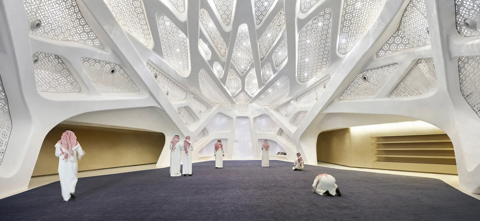An interior hall